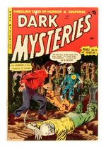 DARK MYSTERIES #14 OCTOBER 1953 MASTER MERIT PUBLICATIONS.