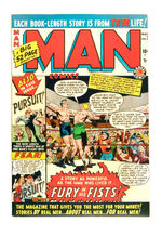 MAN COMICS #2 MARCH 1950 NEWSSTAND PUBLICATIONS.