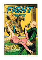 FIGHT COMICS #45 AUGUST 1946 FICTION HOUSE MAGAZINES LOST VALLEY COPY.