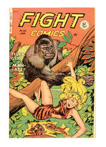 FIGHT COMICS #66 JANUARY 1950 FICTION HOUSE MAGAZINES LOST VALLEY COPY.