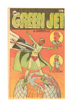 GREEN JET COMICS #1 1950 METROPOLITAN PRINTING.