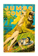 JUMBO COMICS #74 APRIL 1945 FICTION HOUSE MAGAZINES LOST VALLEY COPY.