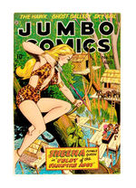 JUMBO COMICS #78 AUGUST 1945 FICTION HOUSE MAGAZINES LOST VALLEY COPY.