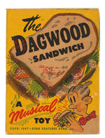 "THE DAGWOOD SANDWICH" BOXED MUSICAL TOY.