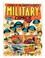 MILITARY COMICS #12 OCTOBER 1942 QUALITY COMICS GROUP PENNSYLVANIA COPY.