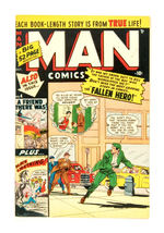 MAN COMICS #4 OCTOBER 1950 NEWSSTAND PUBLICATIONS.