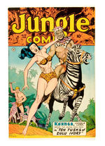 JUNGLE COMICS #98 FEBRUARY 1948 FICTION HOUSE MAGAZINES LOST VALLEY COPY.