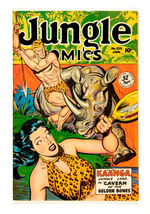 JUNGLE COMICS #109 JANUARY 1949 FICTION HOUSE MAGAZINES  LOST VALLEY COPY.