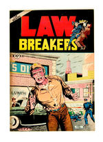 LAW BREAKERS #9 OCTOBER-NOVEMBER 1952 LAW AND ORDER MAGAZINES (CHARLTON) CRIPPEN “D” COPY.