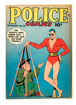 POLICE COMICS #34 SEPTEMBER 1944 QUALITY COMICS GROUP.