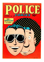 POLICE COMICS #35 OCTOBER 1944 QUALITY COMICS GROUP.