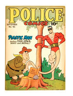 POLICE COMICS #46 SEPTEMBER 1945 QUALITY COMICS GROUP.