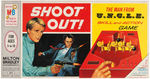 "THE MAN FROM U.N.C.L.E. - SHOOT OUT! GAME" IN UNUSED, SEALED CONDITION.