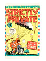 STRICTLY PRIVATE (YOU'RE IN THE ARMY NOW) #1 JULY 1942 EASTERN COLOR PRINTING CO.