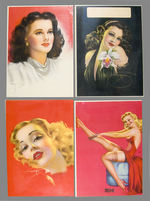 DEVORSS PIN-UP CALENDAR TOP SAMPLE LOT.