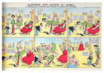 "ALPHONSE AND GASTON AND THEIR FRIEND LEON" 1903 COMIC STRIP REPRINT BOOK.