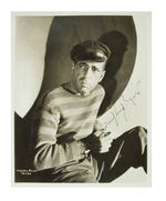 "HUMPHREY BOGART" SIGNED VINTAGE PUBLICITY PHOTO FROM "PASSAGE TO MARSEILLE."