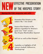 “RICE KRISPIES ” GROCERY DEALER PROMO BOOK WITH VERNON GRANT ART.