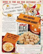 “RICE KRISPIES ” GROCERY DEALER PROMO BOOK WITH VERNON GRANT ART.