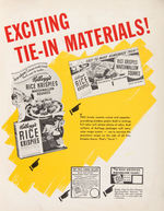 “RICE KRISPIES ” GROCERY DEALER PROMO BOOK WITH VERNON GRANT ART.