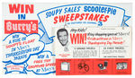 “SOUPY SALES SCOOTER-PIE SWEEPSTAKES” STORE DISPLAY.