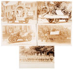 WWI/POST WWI PATRIOTIC PARADE REAL PHOTO POSTCARD LOT OF 18.