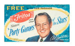 FRITOS "PARTY GAMES OF THE STARS" TV CELEBRITY PREMIUM BOOKLET.