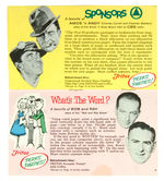 FRITOS "PARTY GAMES OF THE STARS" TV CELEBRITY PREMIUM BOOKLET.