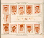 1923-1924 TOMAS GUTIERREZ CUBAN LEAGUE ALBUM.