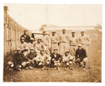 SANTA CLARA LEOPARDOS 1923-24 TEAM PHOTO W/OSCAR CHARLESTON & JOSE MENDEZ.