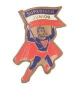 "SUPERMAN JUNIOR DEFENSE LEAGUE" 1941 PREMIUM BADGE.