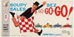 "SOUPY SALES SEZ GO-GO-GO!" GAME IN UNUSED CONDITION.