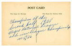 “ED VOLDEN’S PHILA. STARS” NEGRO LEAGUE  BASEBALL TEAM POSTCARD.