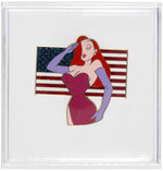 "DISNEYSHOPPING.COM - MICKEY MOUSE & FRIENDS SALUTE THE FLAG - JESSICA RABBIT" PINPICS 9.2 NM.