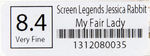 "DISNEYSTORE.COM - SCREEN LEGENDS JESSICA RABBIT - MY FAIR LADY" PINPICS 8.4 VF.