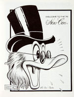 "NEWCON 1976" COMIC CONVENTION PROGRAM DOUBLE SIGNED BY CARL BARKS AND HARVEY KURTZMAN.