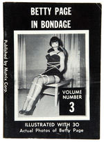 "NUTRIX" GROUP OF SEVEN VINTAGE BONDAGE MAGAZINES INCLUDING ONE DEVOTED TO BETTIE PAGE.