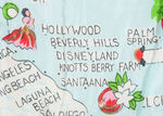 "CALIFORNIA" APRON W/EARLY DISNEYLAND REFERENCE.