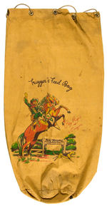 “ROY ROGERS & TRIGGER/TRIGGER’S FEED BAG.”