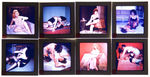 IRVING KLAW GROUP OF TWELVE  SLIDES INCLUDING TWO WITH BETTIE PAGE.