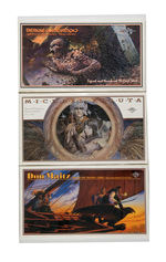 HORROR/FANTASY ARTISTS SIGNED AND NUMBERED TRADING CARD BOXED SETS.