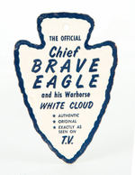 "CHIEF BRAVE EAGLE" FULL SIZE HARTLAND FIGURE WITH TAG.