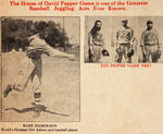 "HOUSE OF DAVID BASEBALL CLUB" POSTER.