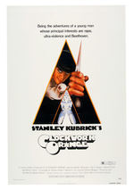 "STANLEY KUBRICK'S CLOCKWORK ORANGE" MOVIE POSTER.