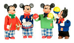 MICKEY MOUSE GERMAN WIND-UP TOYS.