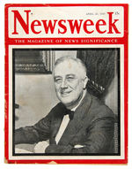 FDR NEWSWEEK AND LIBERTY MAGAZINE LOT.