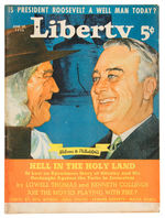 FDR NEWSWEEK AND LIBERTY MAGAZINE LOT.