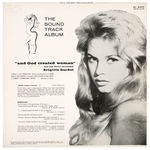 BRIGITTE BARDOT "AND GOD CREATED WOMAN" SOUNDTRACK ALBUM.