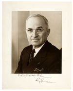 TRUMAN INSCRIBED AND SIGNED PHOTO.