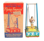 "WYANDOTTE MAN ON THE FLYING TRAPEZE" BOXED WINDUP.